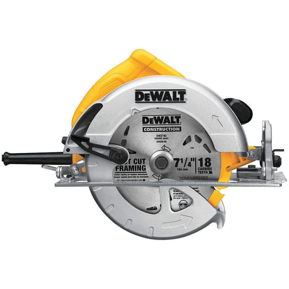 Circular Saw, 7 1/4 Inch Blade Dia, 15 A Current, RigHeight