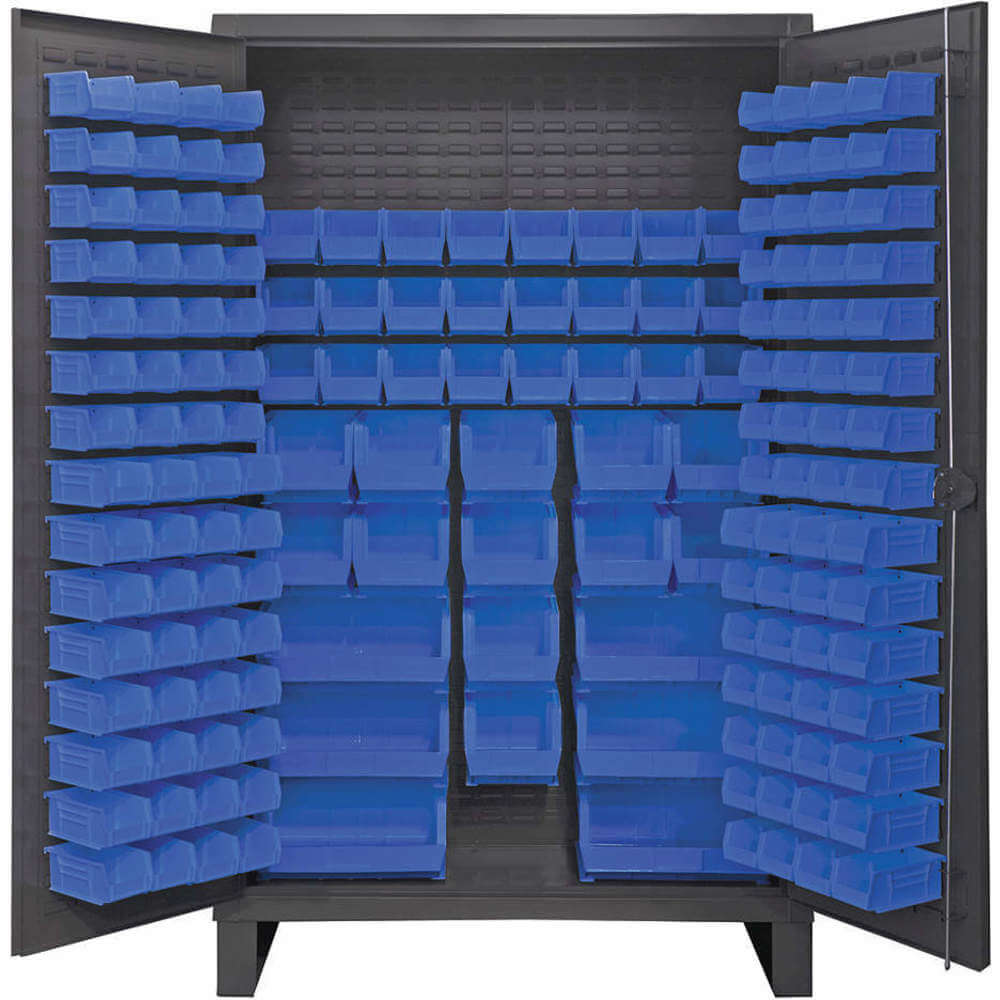 Estante para cajas de plástico con compartimentos grandes - Durham  Manufacturing