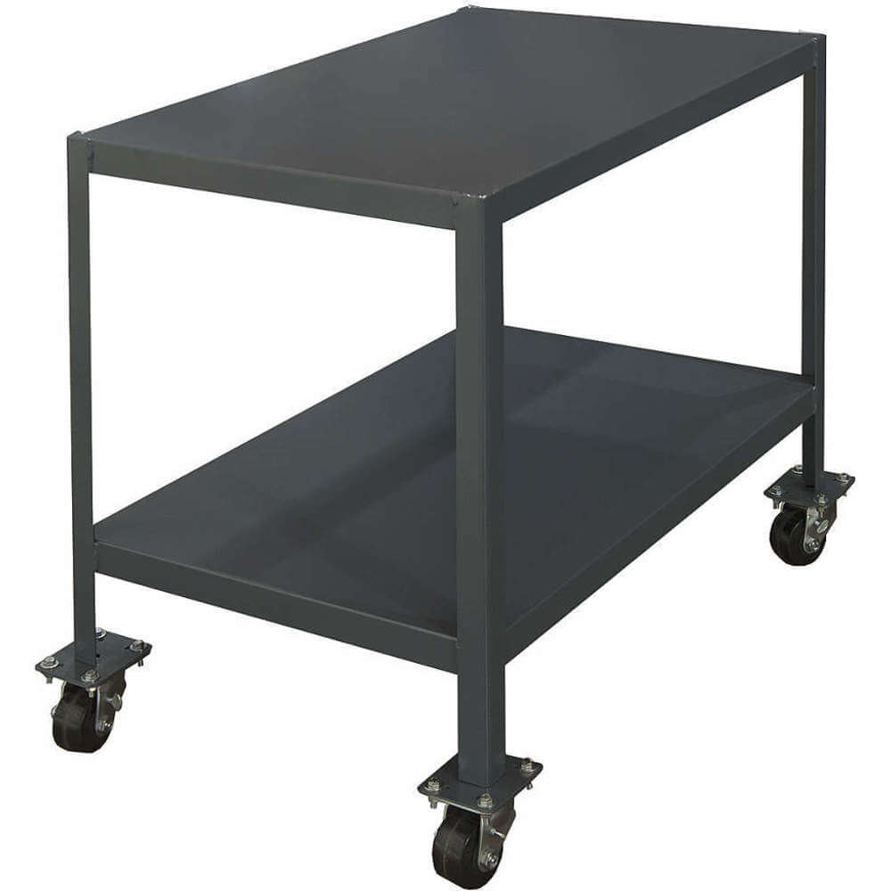 Mobile MT Workbench, 2 Shelf, Capacity 3000 Lbs, Size 36 x 48 x 36 Inch