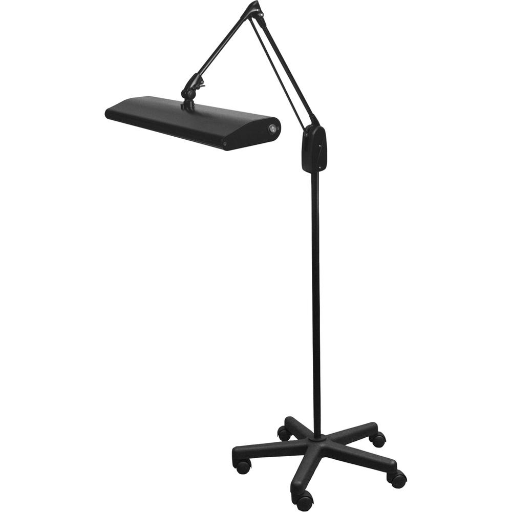 Klasyczna lampa biurkowa z ramieniem, światło dzienne, 30 W, czarna, 33 cale