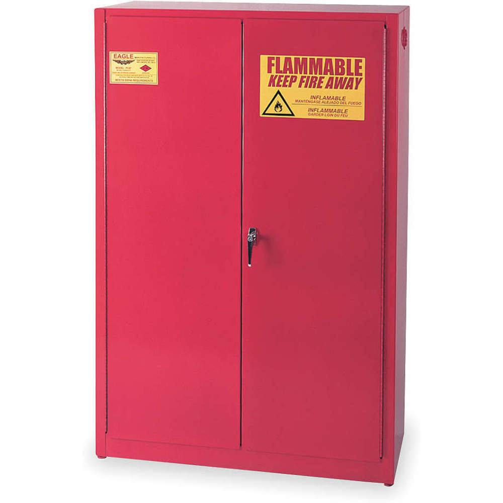 Safety Cabinet for Paint & Ink, 18-Gauge Steel Body, 60 gal