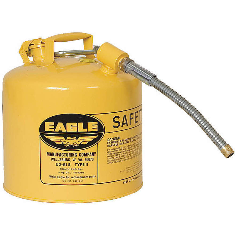 Type Ii Safety Can Yellow 15-7/8 Inch Height