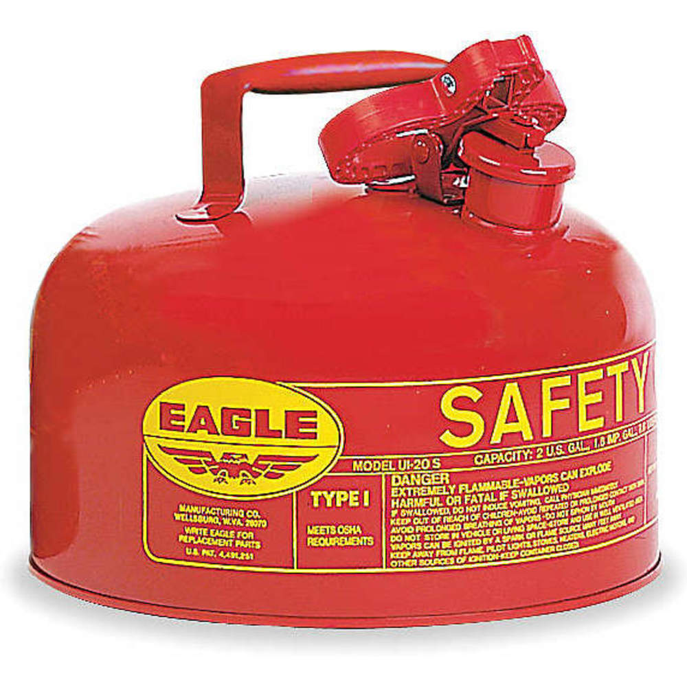 I 型安全罐 2 加侖紅色 9-1/2 英吋高