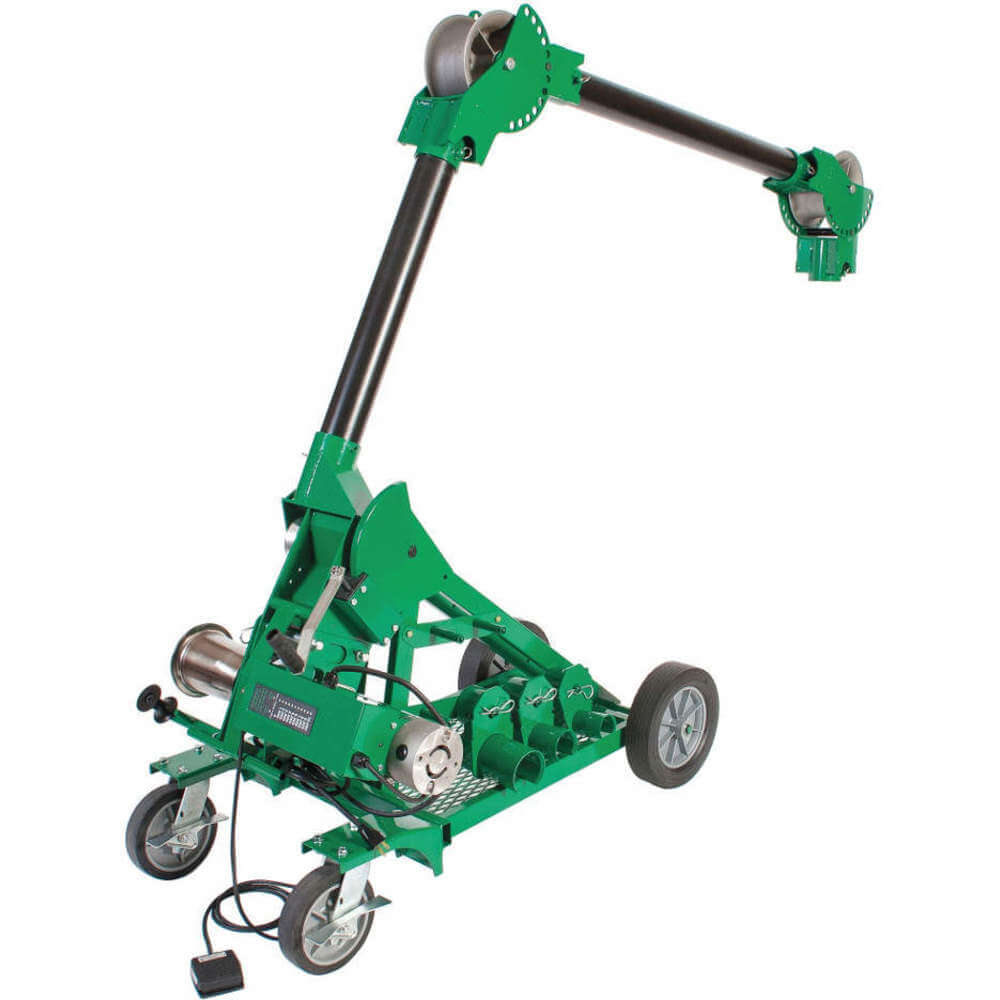 Cable Puller Package, With Mobile Versi Boom, 10000 lbs. Max. Capacity, 115V, 20A