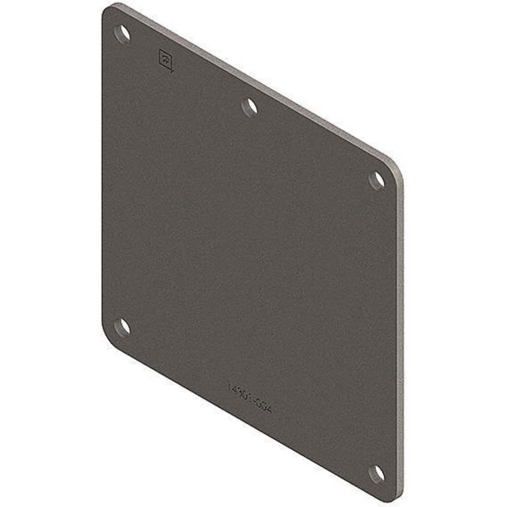 Closure Plate Ind Steel 2.50 inch Height x 2.50 inch Length