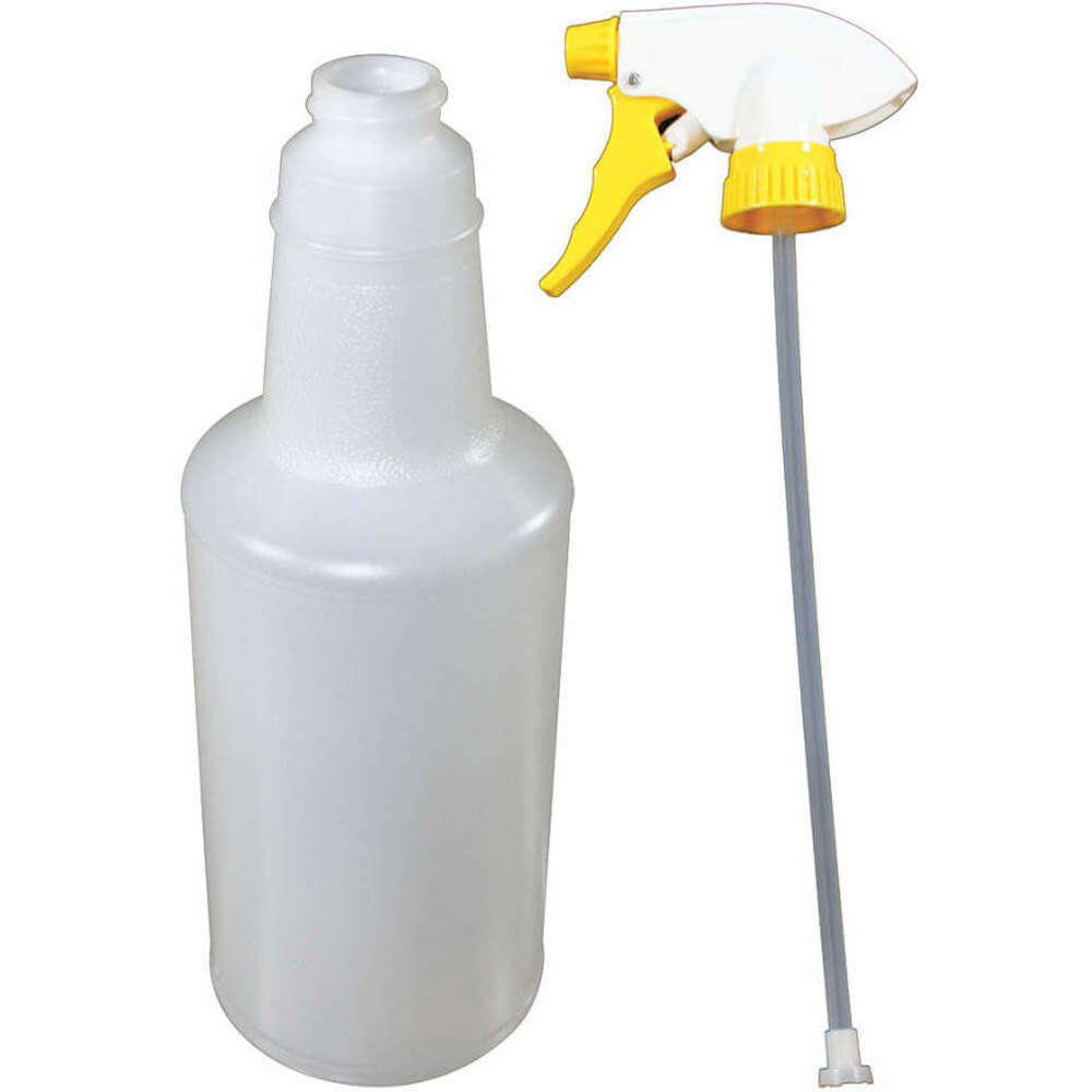 Trigger Spray Bottle 32 oz. Clear/Yellow/White
