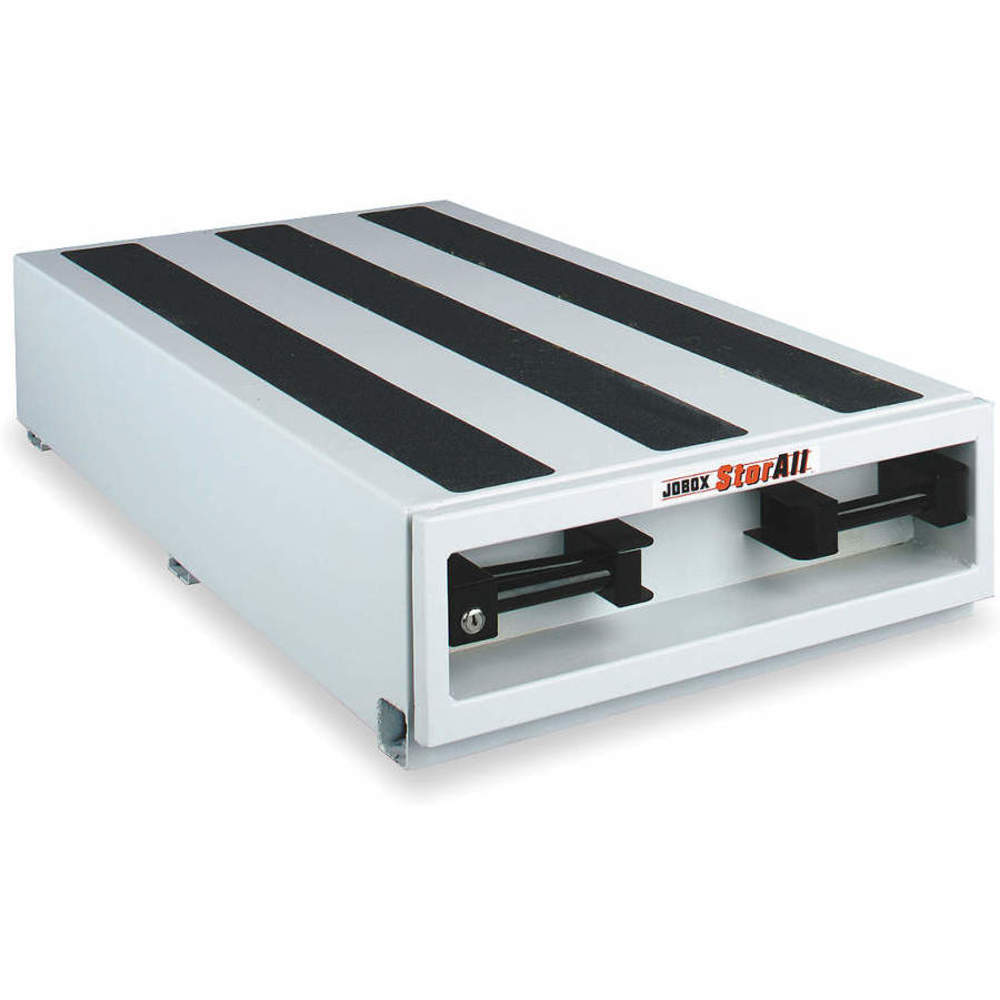 Drawer Storage, Heavy Duty, 5 Inch Drawer, 48 x 24 x 9 Inch Size, White, Steel
