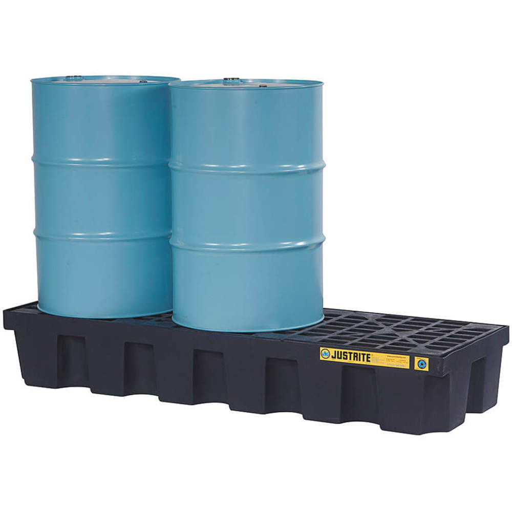 Drum Spill Containment Pallet, 3 Drums, 3750 Lb.