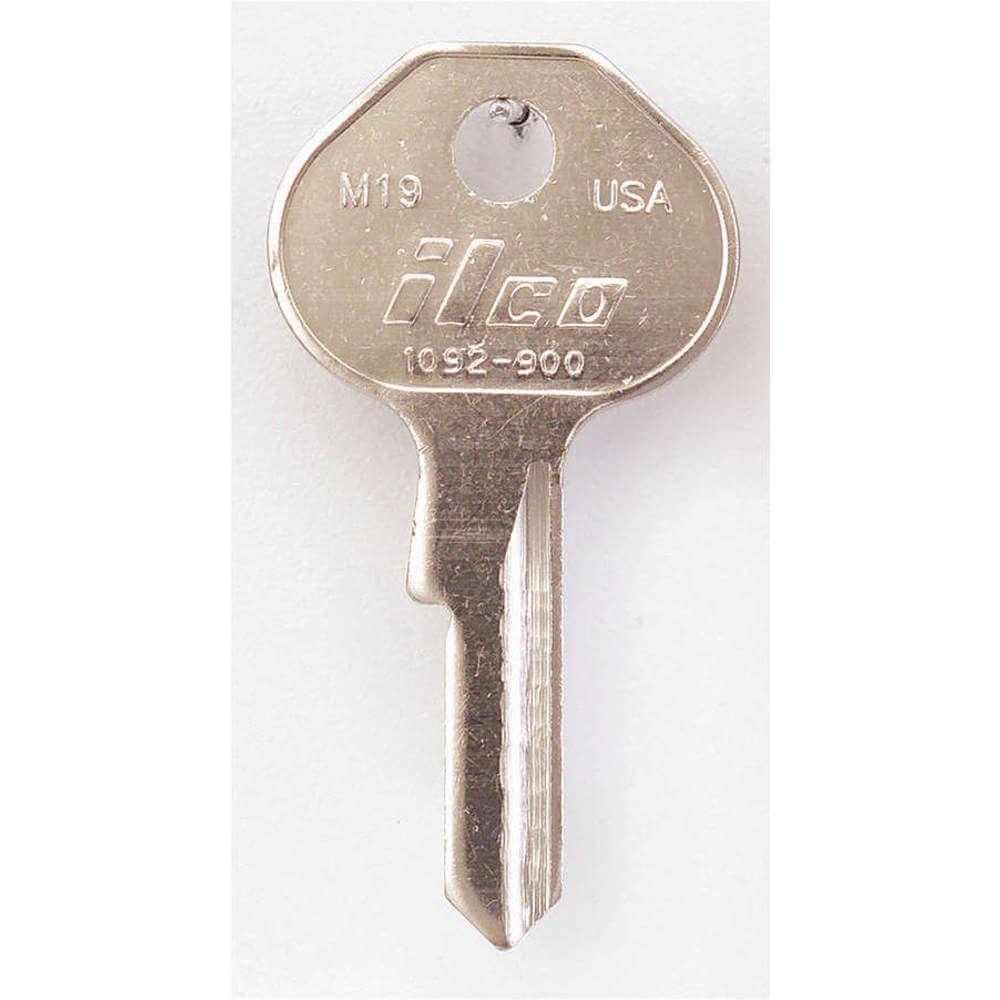 Key Blank Brass Type M19 4 Pin - Pack Of 10