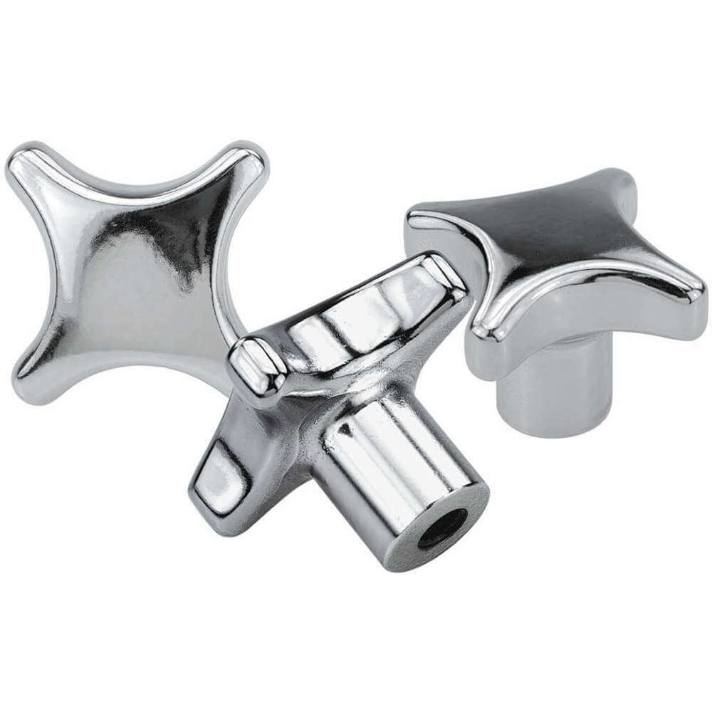 Stainless Steel Knob 3/8 Natural Polished