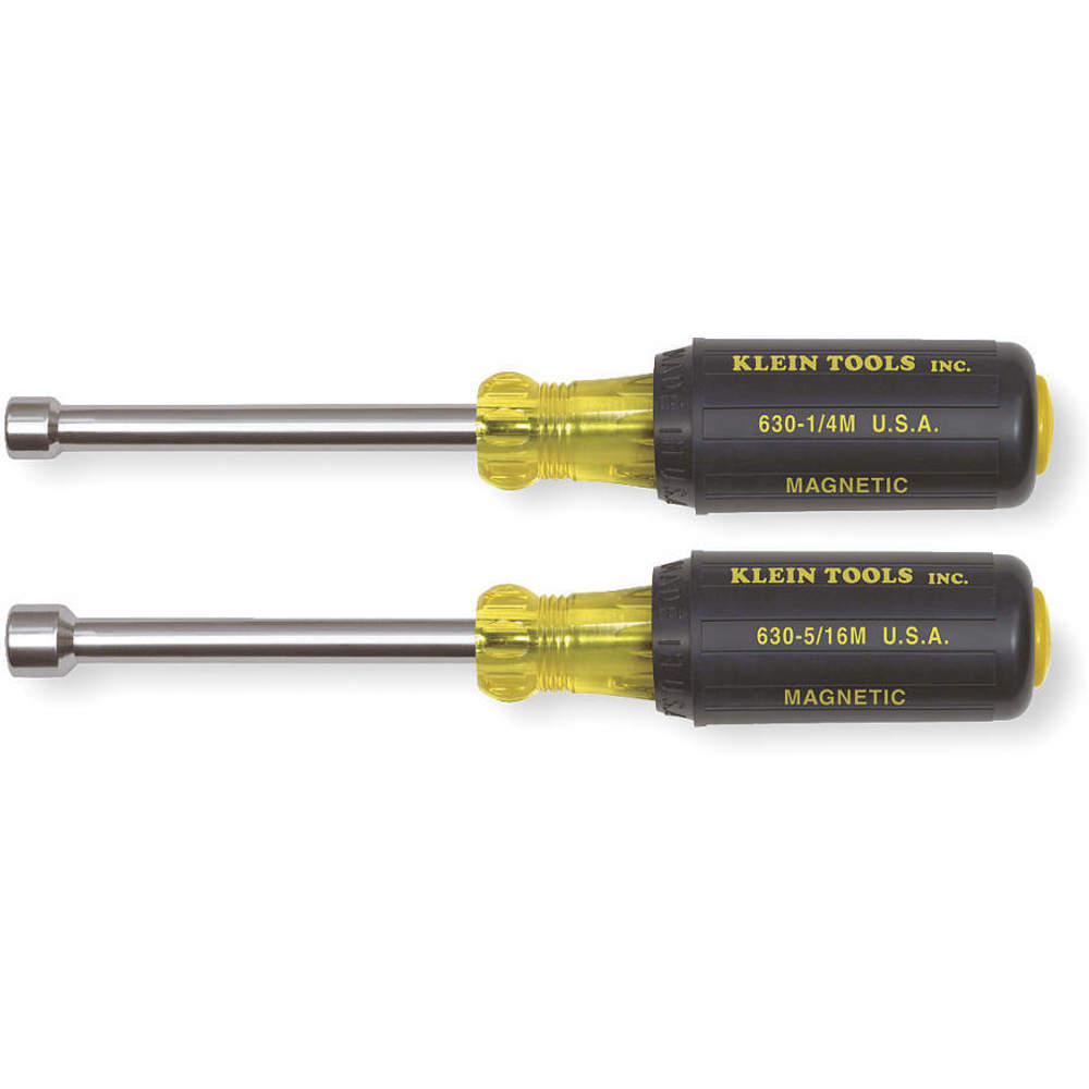 Magnetic Nut Driver Set, 3 Inch Shank, 2 Piece