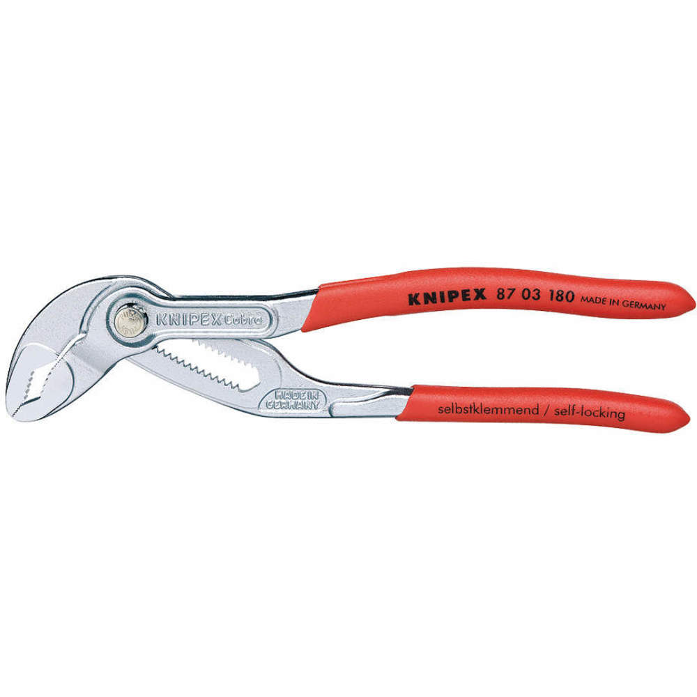 Tongue and Groove Pliers Chrome 7-1/4 Inch Length