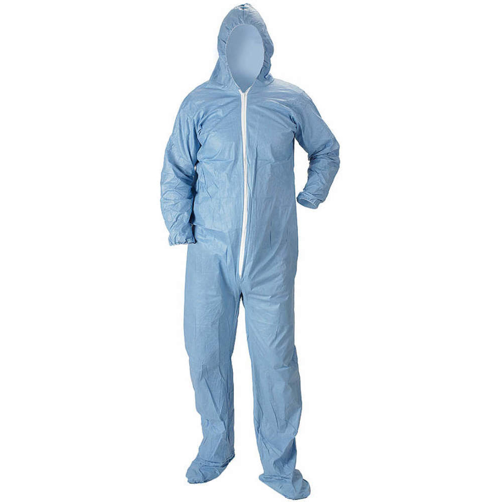 Flame-Resistant Hooded Coverall w/Boots 4XL PK25