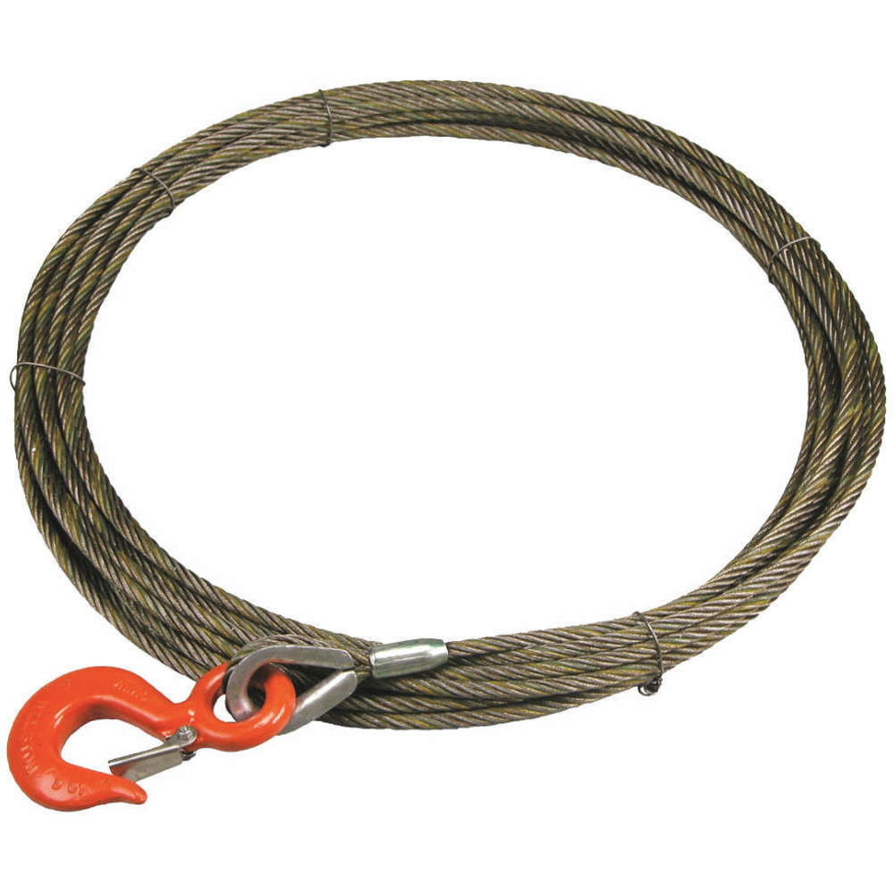 Cable de cabrestante de 3/8 pulgadas x 35 pies