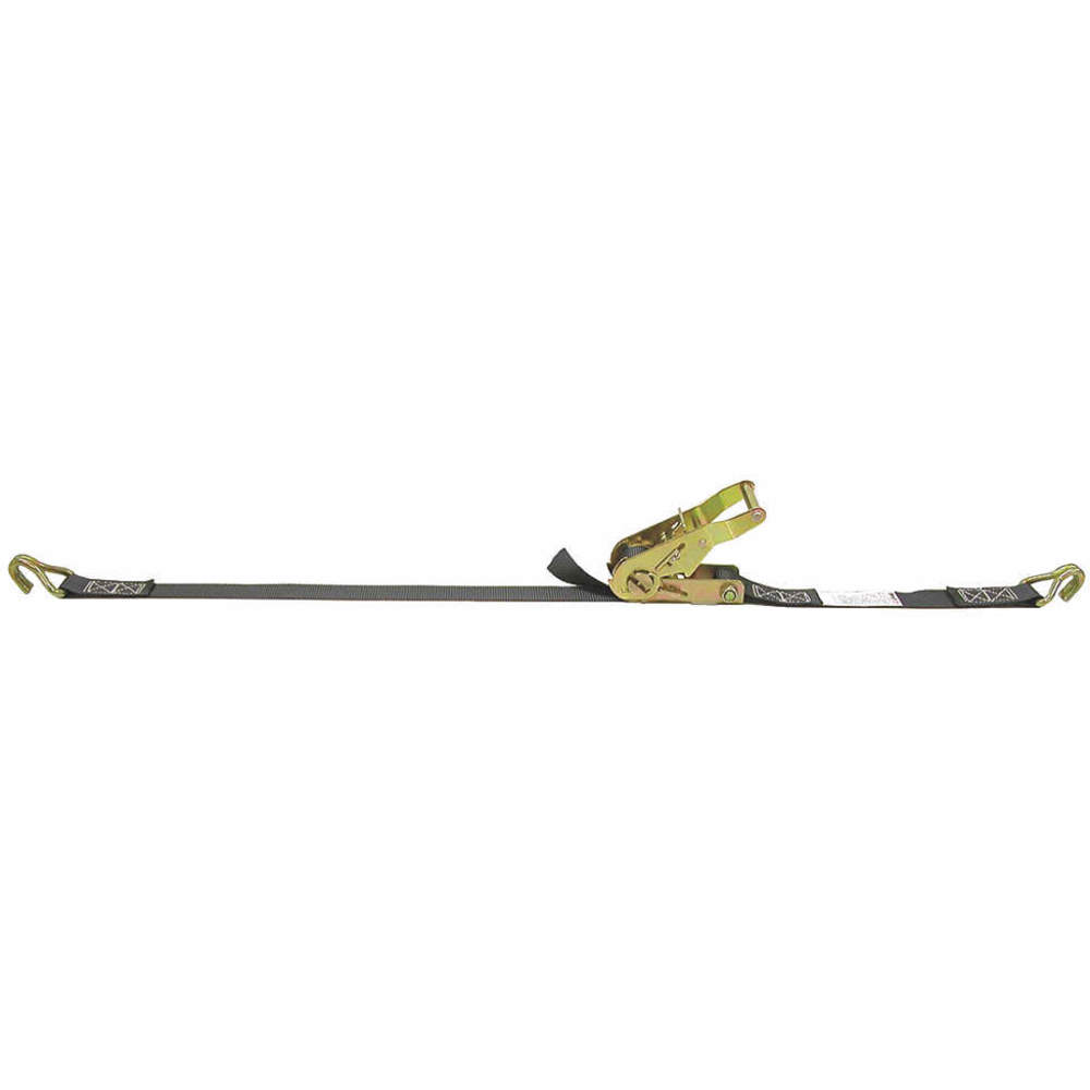 LIFT-ALL 60101 Tiedown Ratchet Strap Assembly 700 Lb U Hook | AC7YZZ 38Z858
