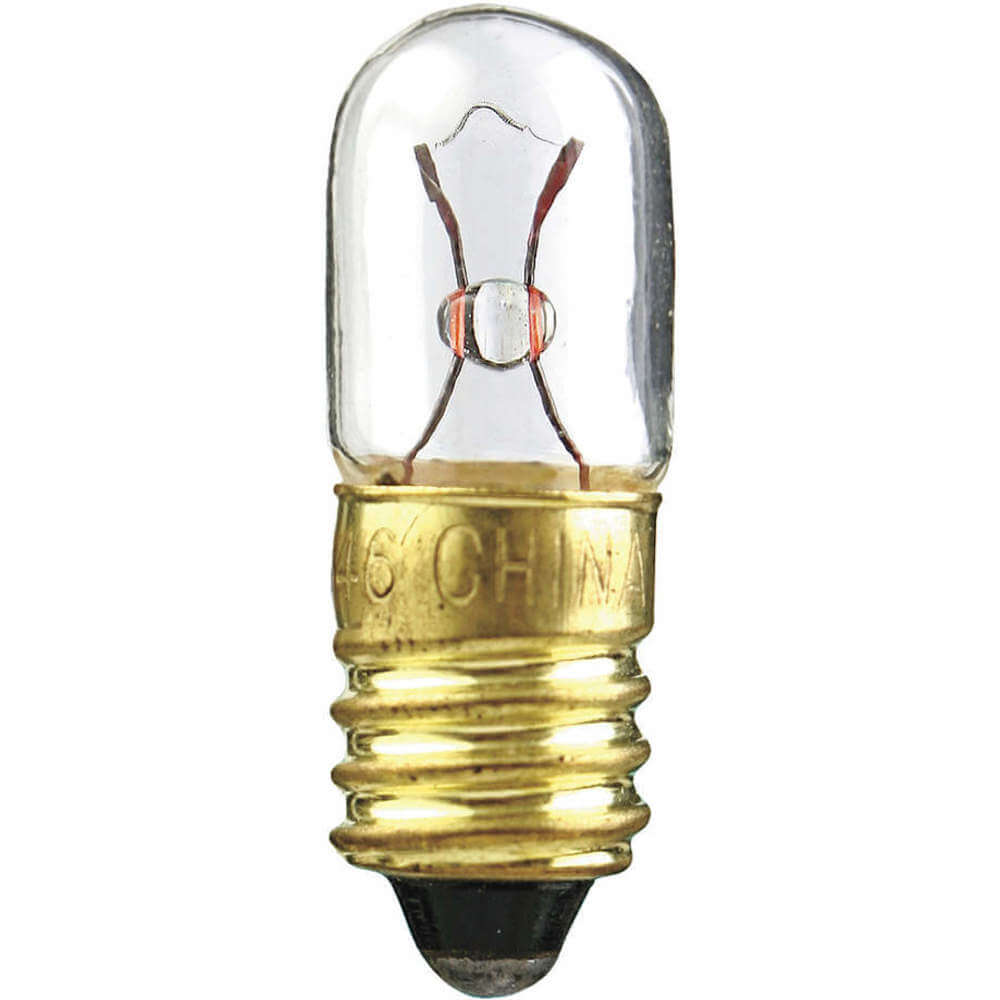 Lámpara Miniatura 46 1.6w T3 1/4 6.3v - Paquete De 10