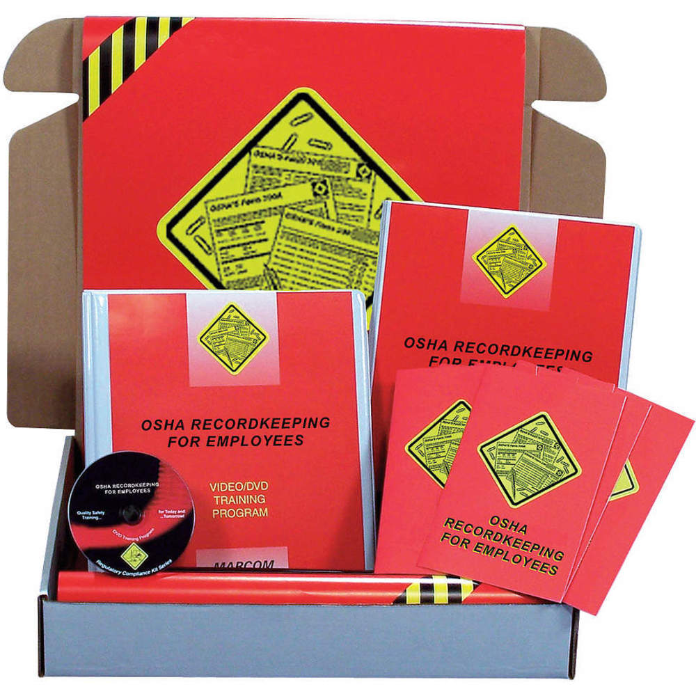 Kit de DVD Osha Recordkeeping para empleados