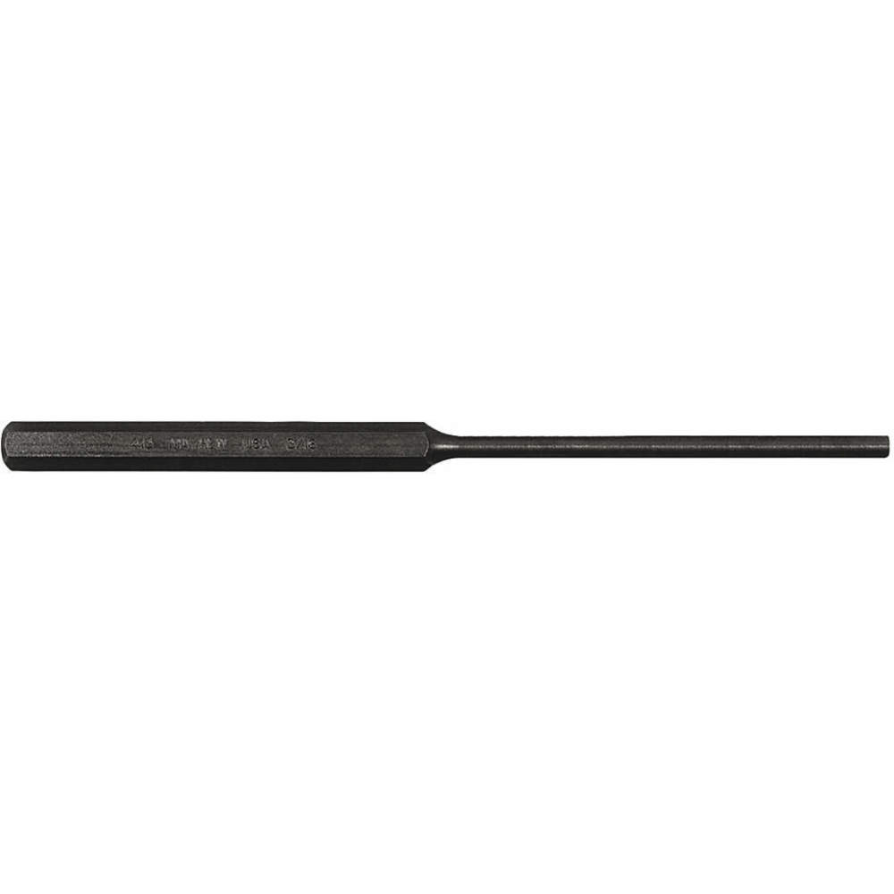 Pin Punch Steel 7-7/8 Inch Length 1/8 Inch Tip