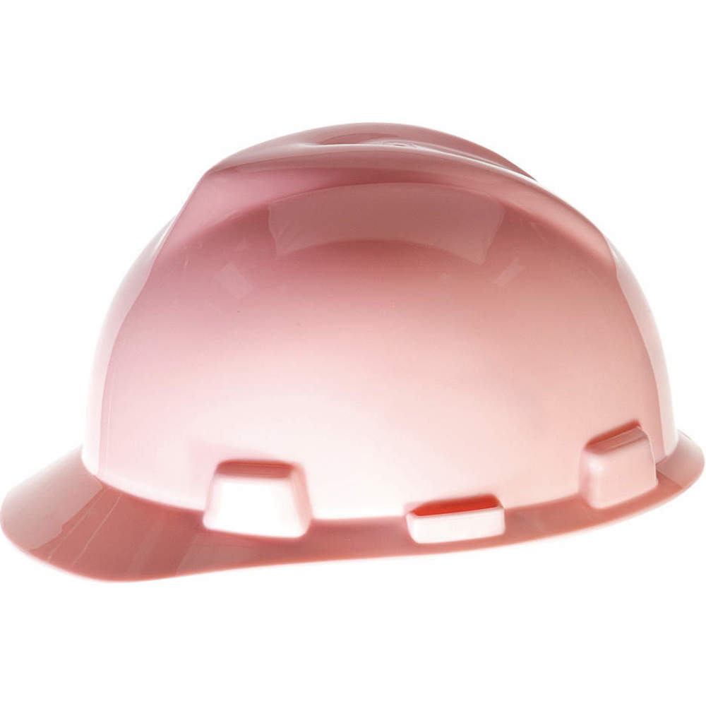 Hard Hat Front Brim Slotted 4 Point Pinlock Pink