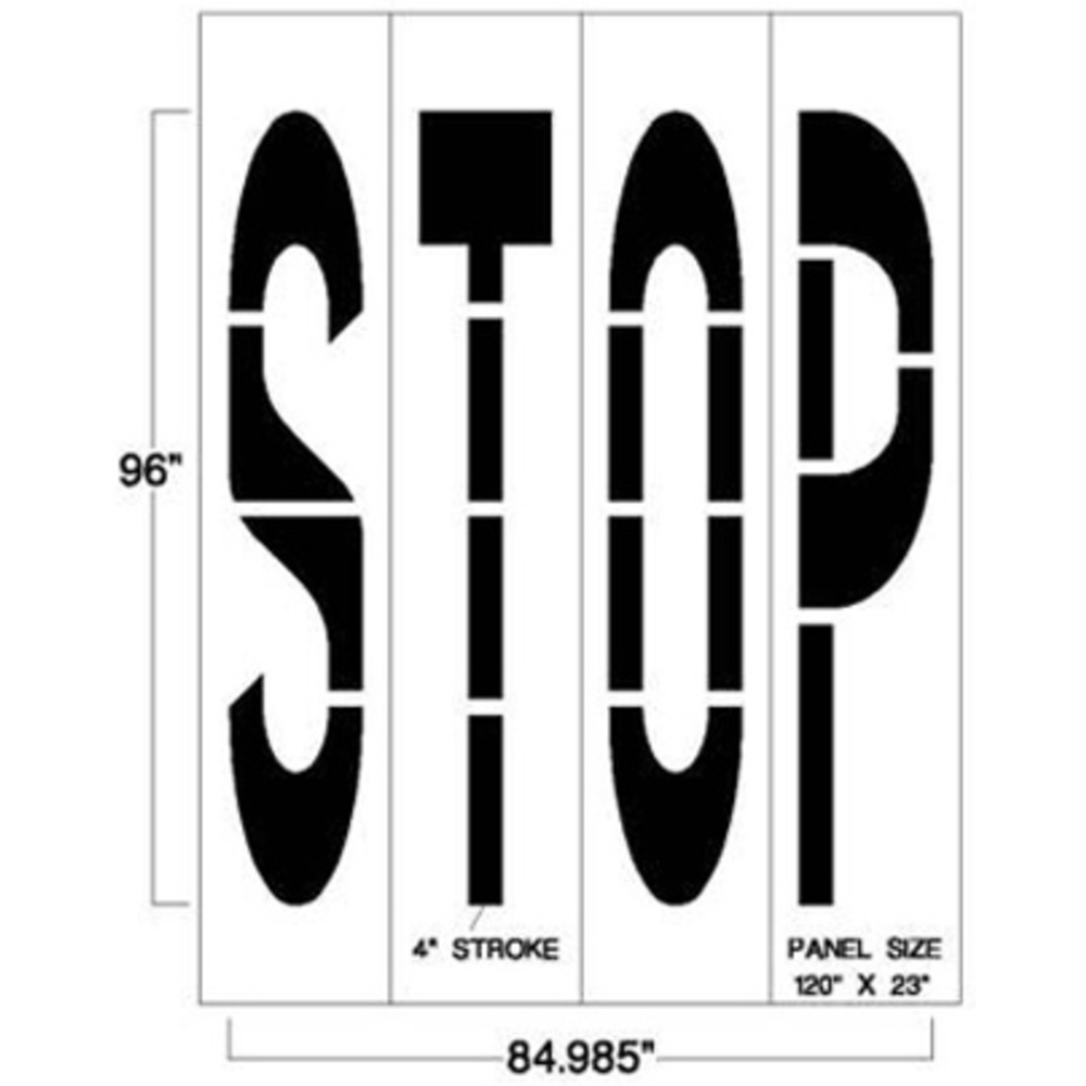 Federal Stop, 48 Inch L, 1/16 Inch Thickness