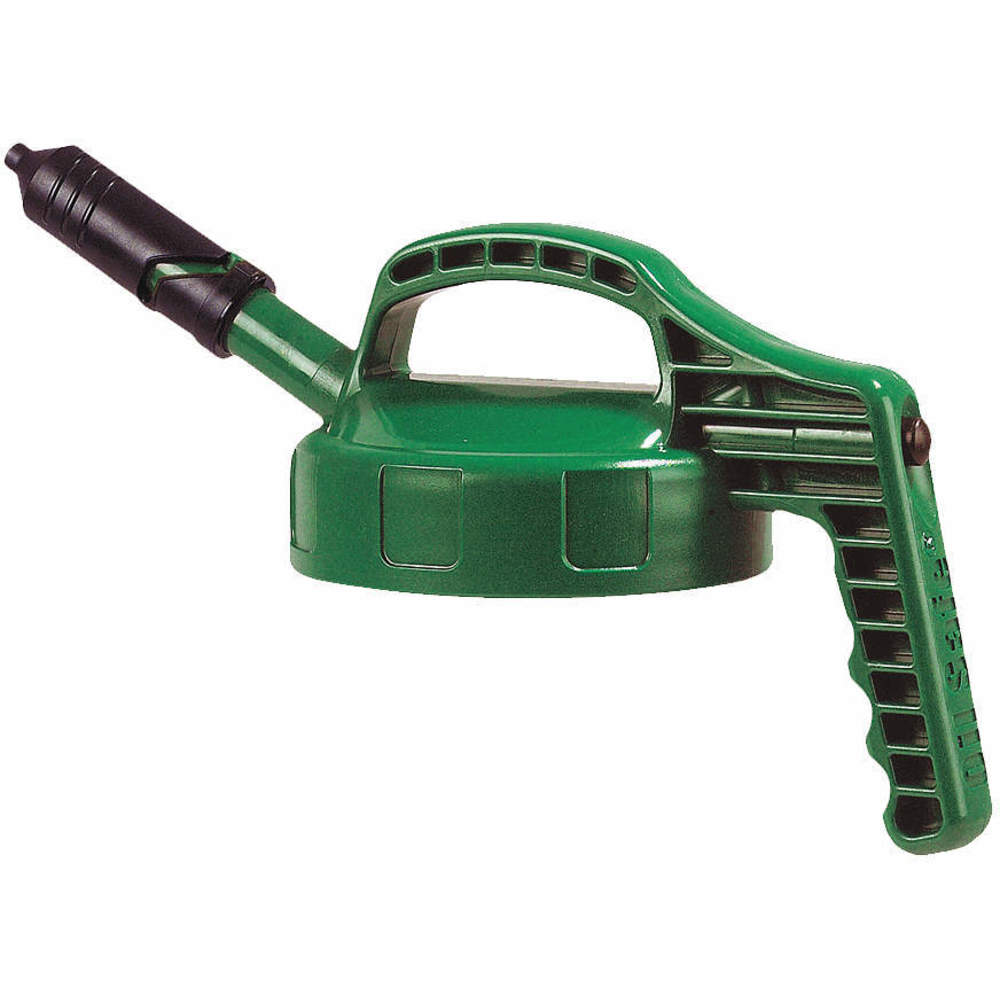 Mini Spout Lid, 0.27 Inch Outlet Dia., Mid Green, HDPE