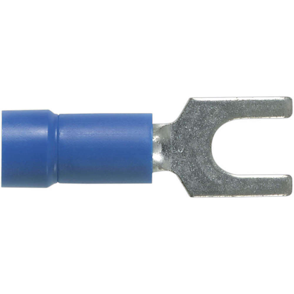 Fork Term Blue 1/4 Inch 16 to 14AWG PK100
