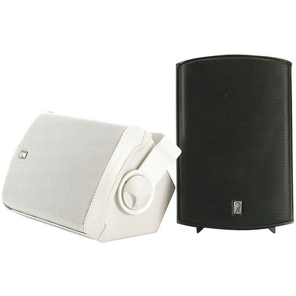 Outdoor Box Speakers White 4-3/4 Inch Depth PR