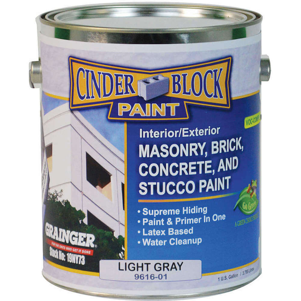 Masonry Stucco Paint Light Grey 1 Gallon