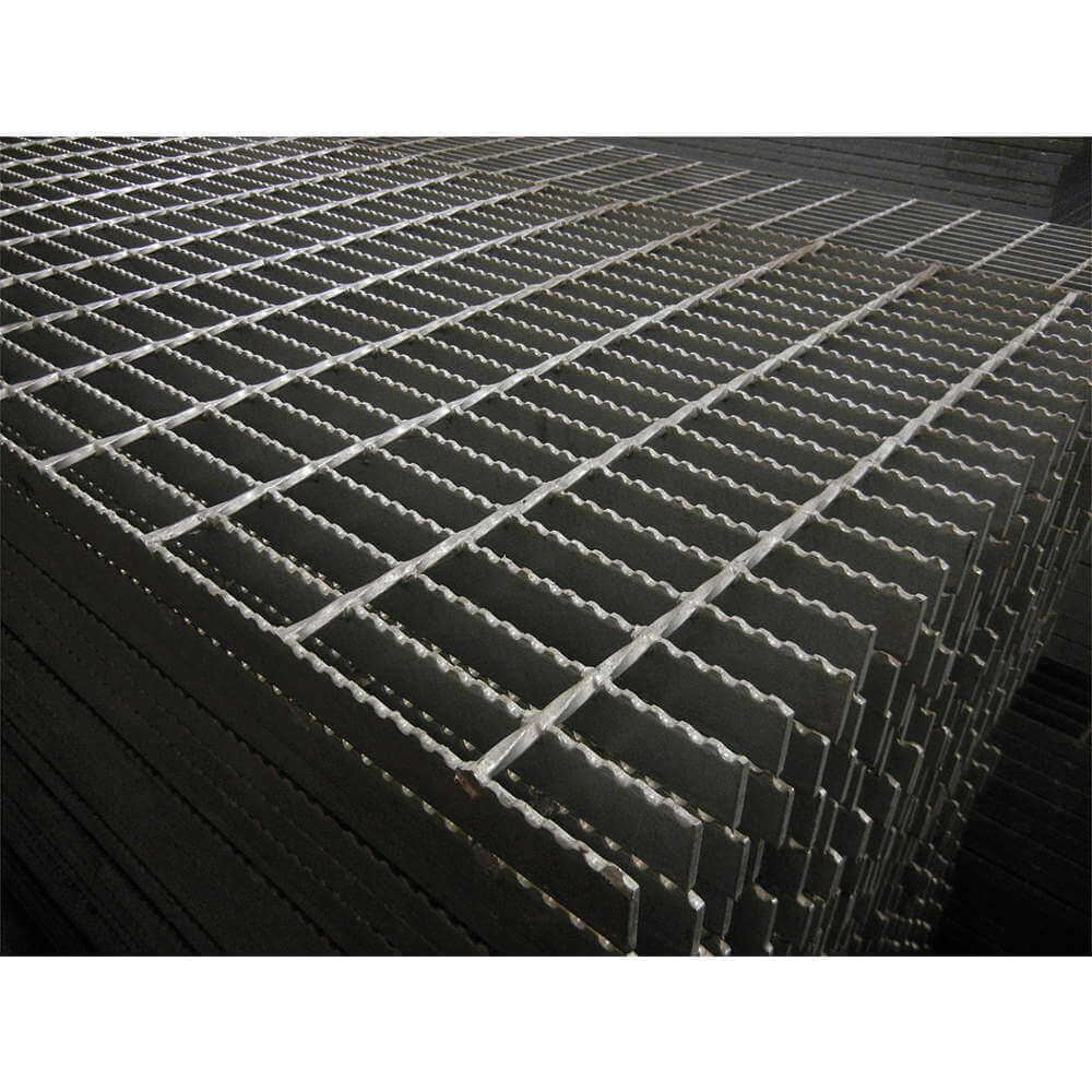 Bar Grating Serrated 36 Inch Width 1.5 Inch Height