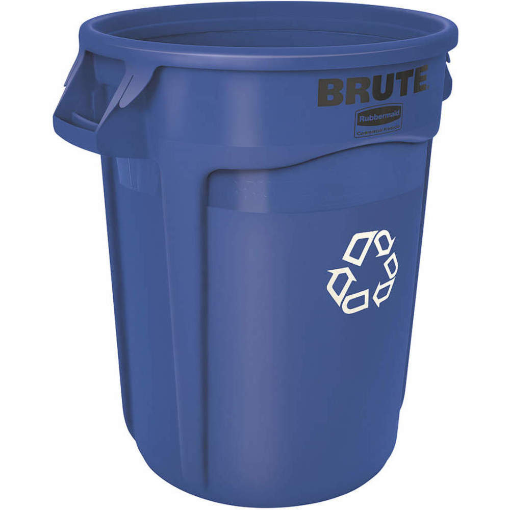 Recycling Receptacle 32 Gallon Lldpe Blue
