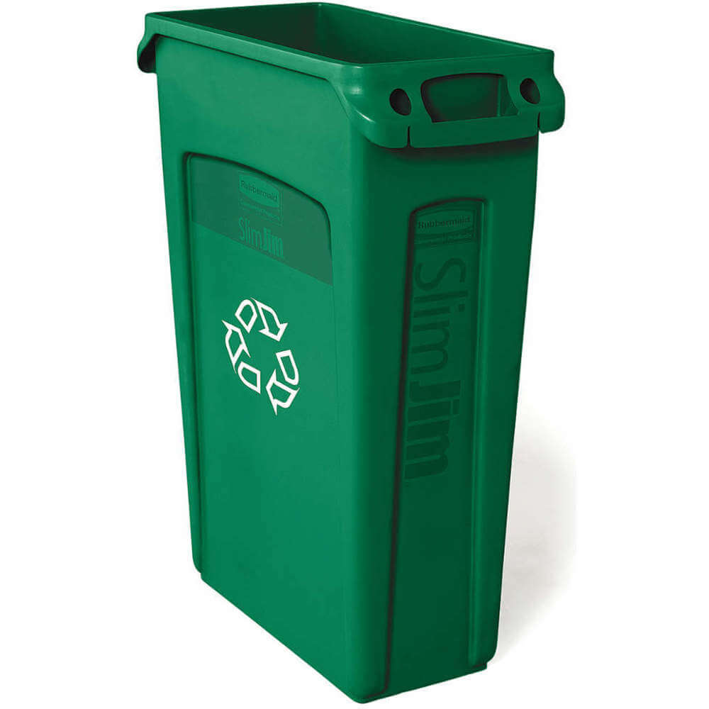 Utility Container 23 Gallon Plastic Green