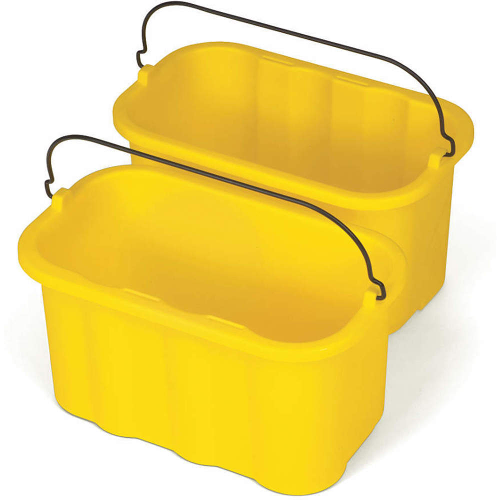 Caddy vệ sinh màu vàng 8 inch 2 1/2 gallon