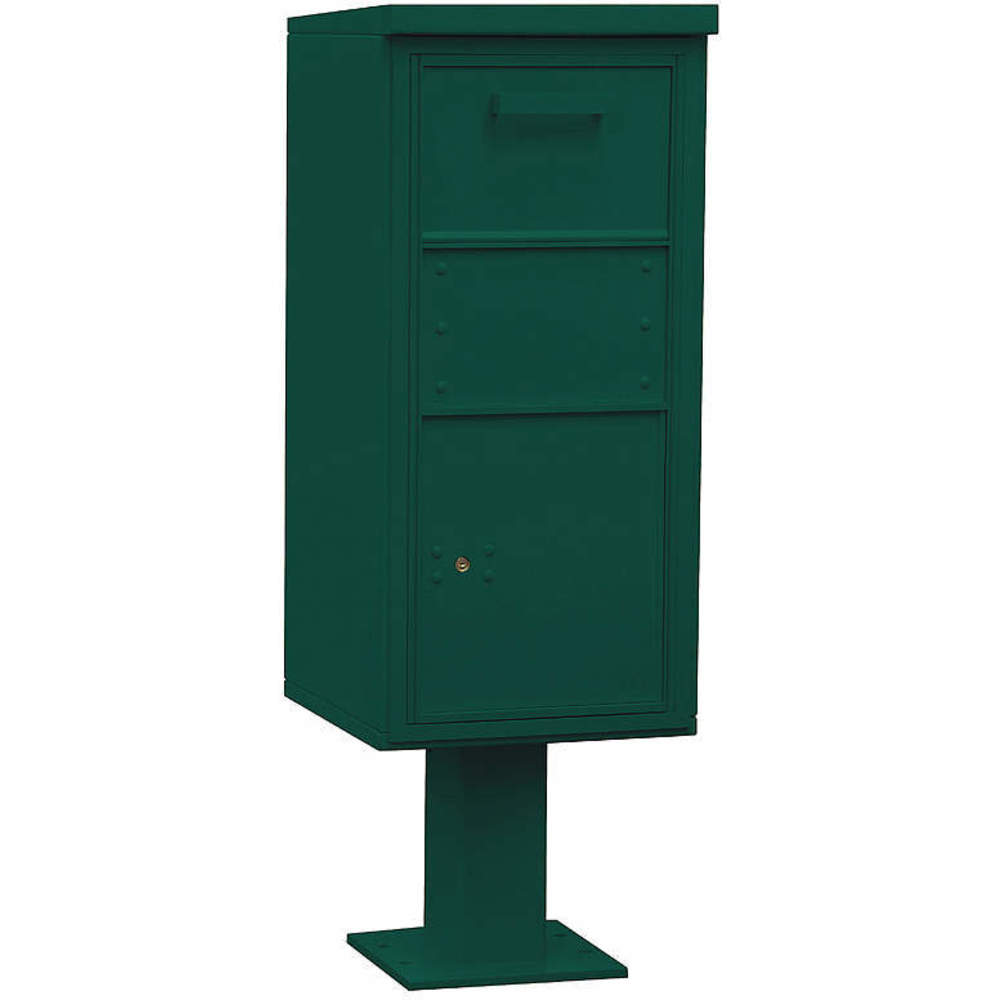 Pedestal Collection Box Regular Green