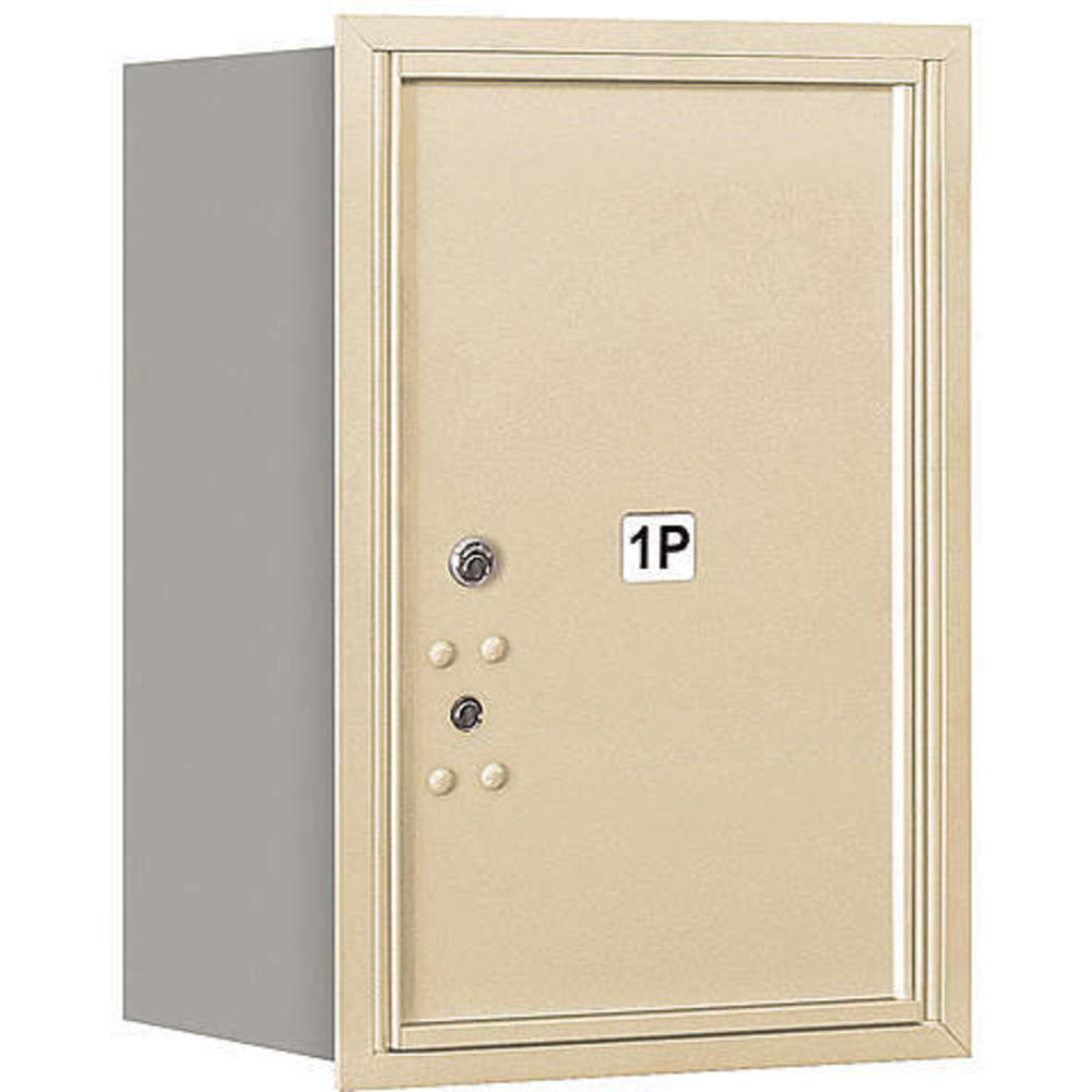 SALSBURY INDUSTRIES 3706S-1PSRP Horizontal Mailbox Pl6 1dr Sandstone Rl 23-1/2 Inch | AG3GYG 33KV34