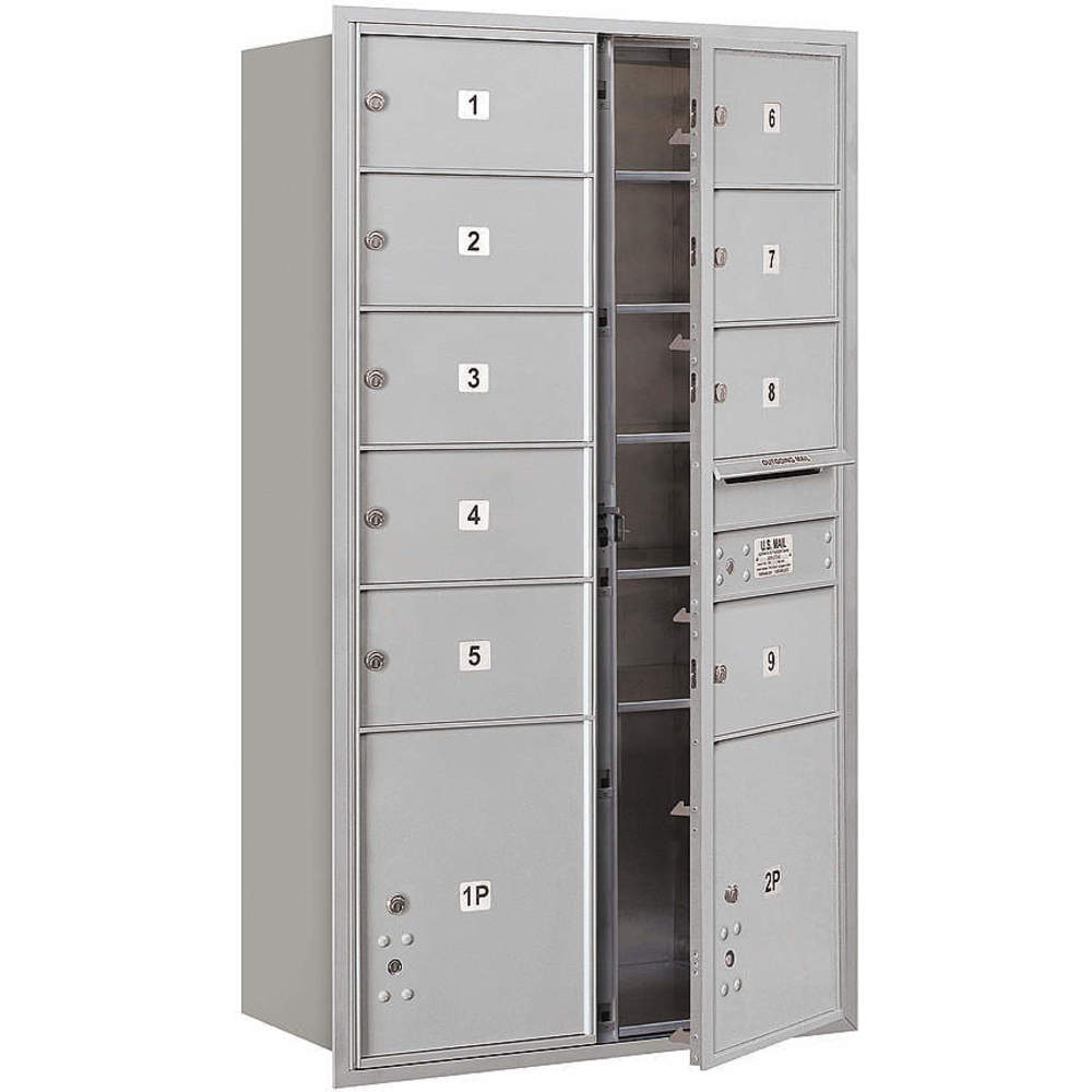 Horizontal Mailbox Usps 11 Doors Aluminium Fl 55 Inch