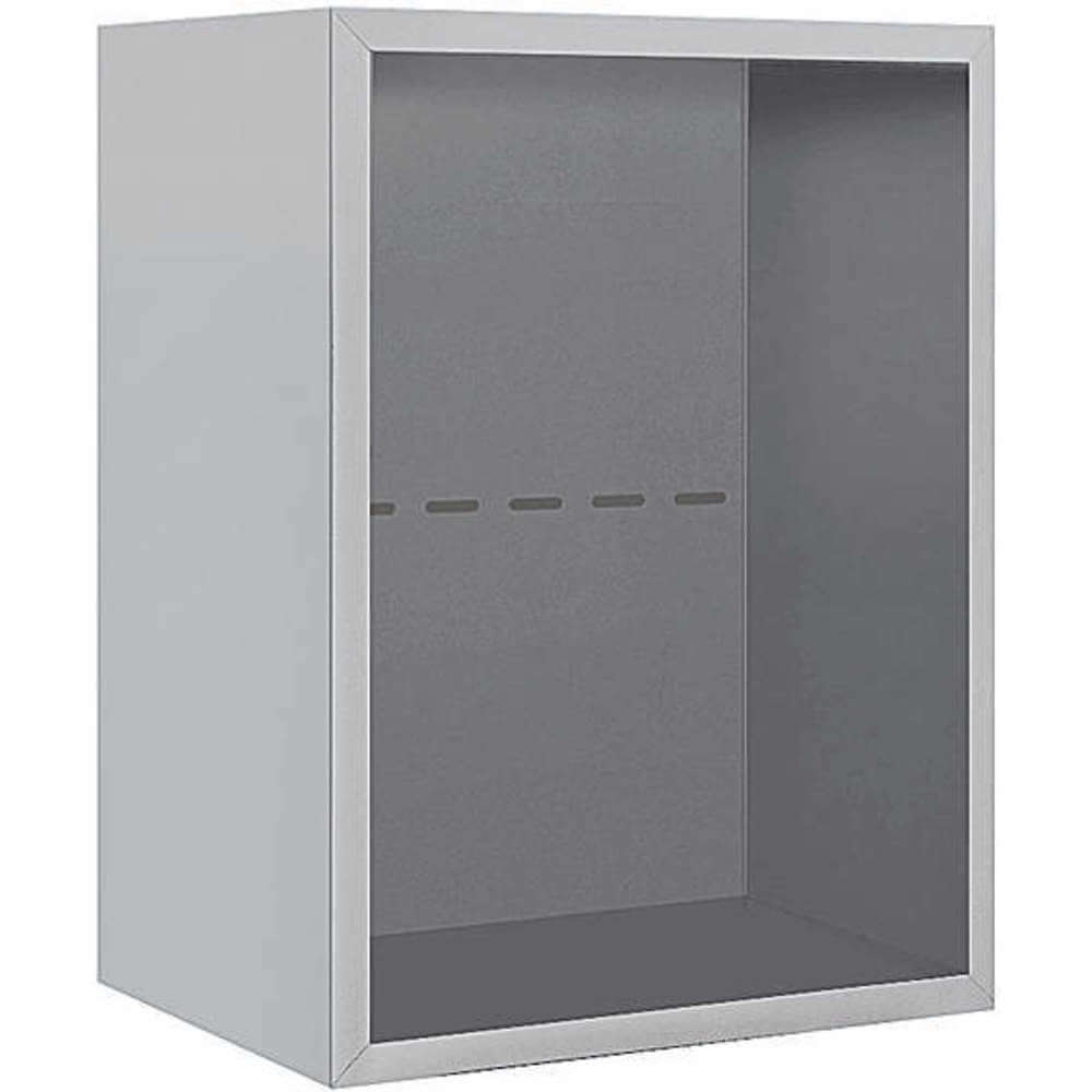 SALSBURY INDUSTRIES 3806S-ALM Surface Enclosure for Single Column 6 Door Gray | AH3RUT 33KX60