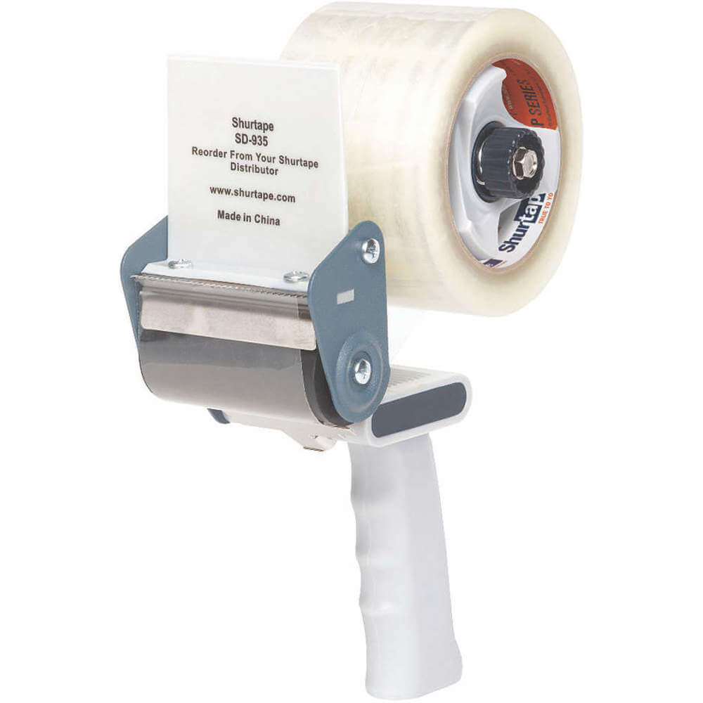 Tape Dispenser 3 inch Gray 9-3/4 Inch Length