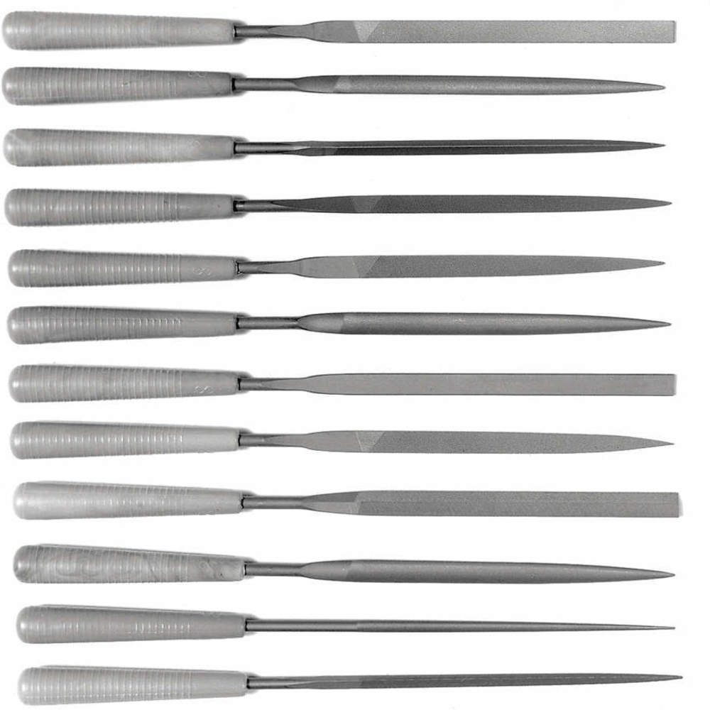 Round Handle Needle File #0 5-1/2 Inch Length