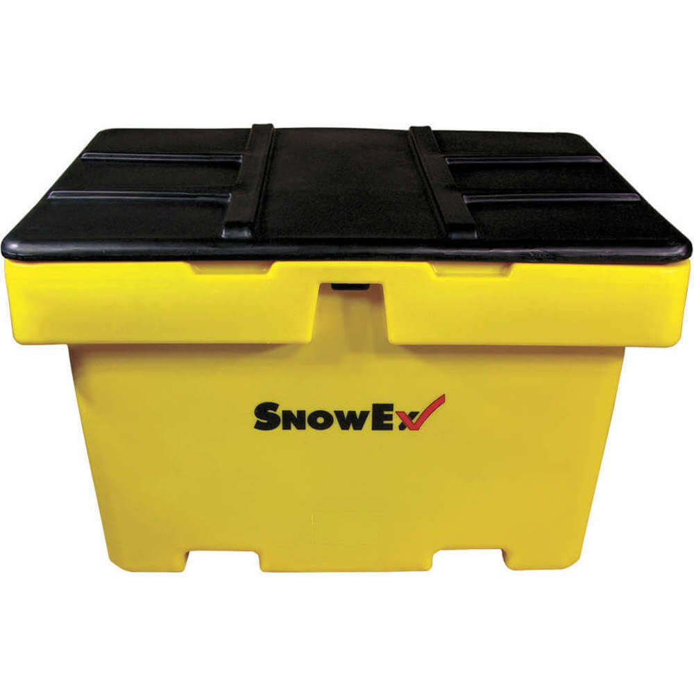 Attached Lid Container 18 Cu Feet Yellow