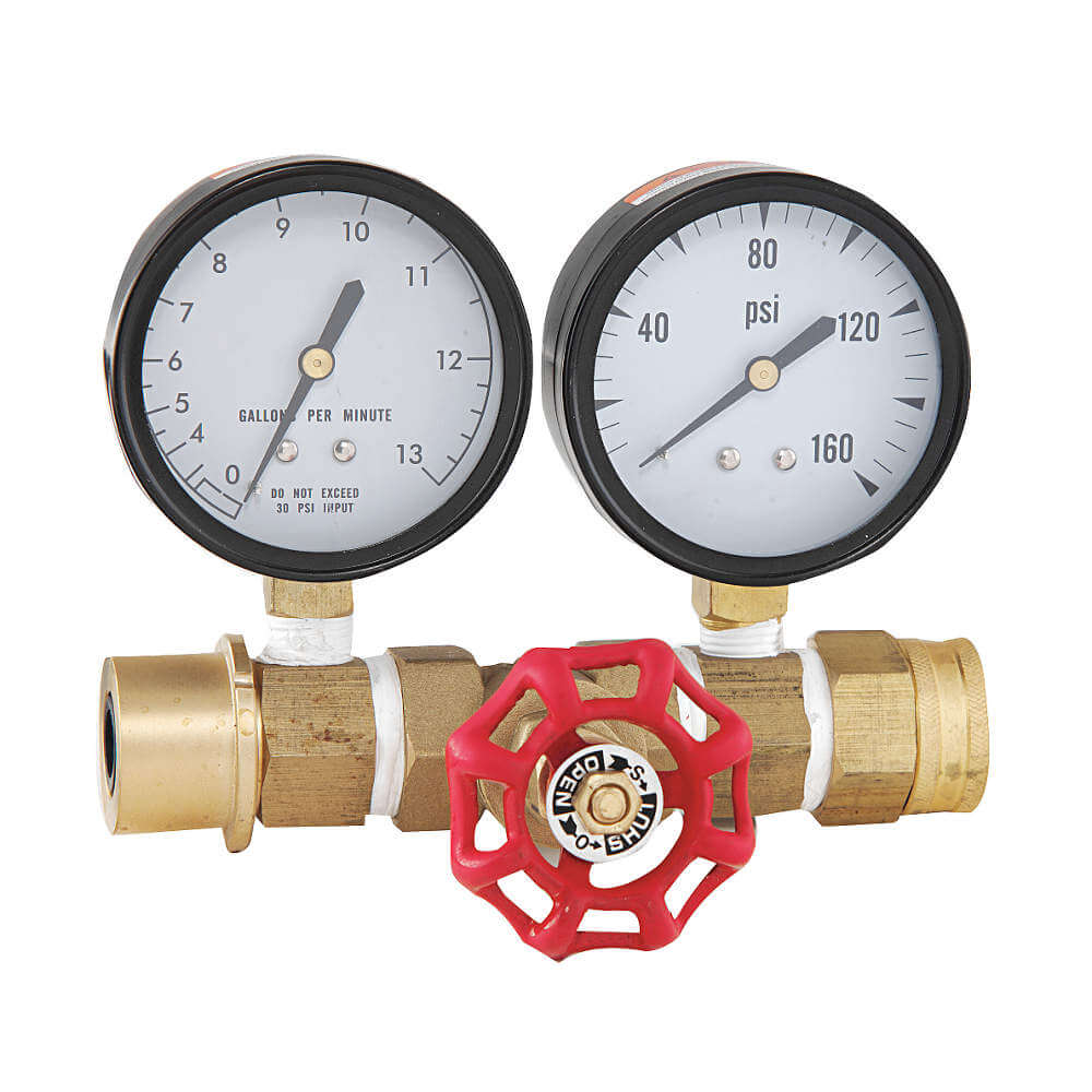 Pressure Gauge 0 To 160 Psi 0 To 13 Gpm