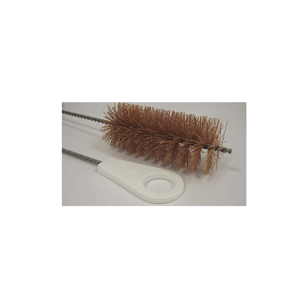 Pipe Brush With Handle Nylon Tan 36 Inch Overall Length