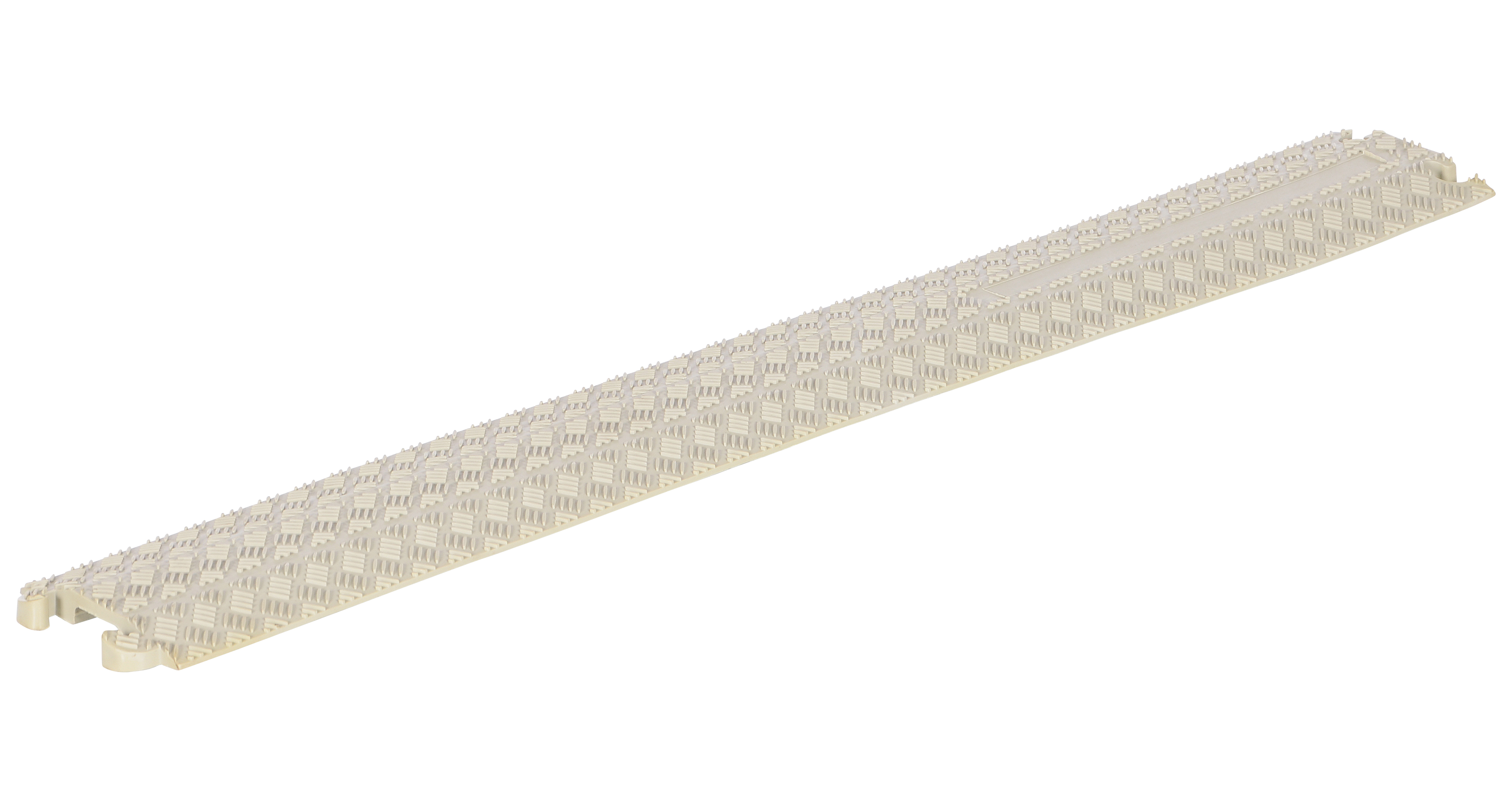 Molded Rubber Cable Guard, 2200 Lb. Capacity, Beige
