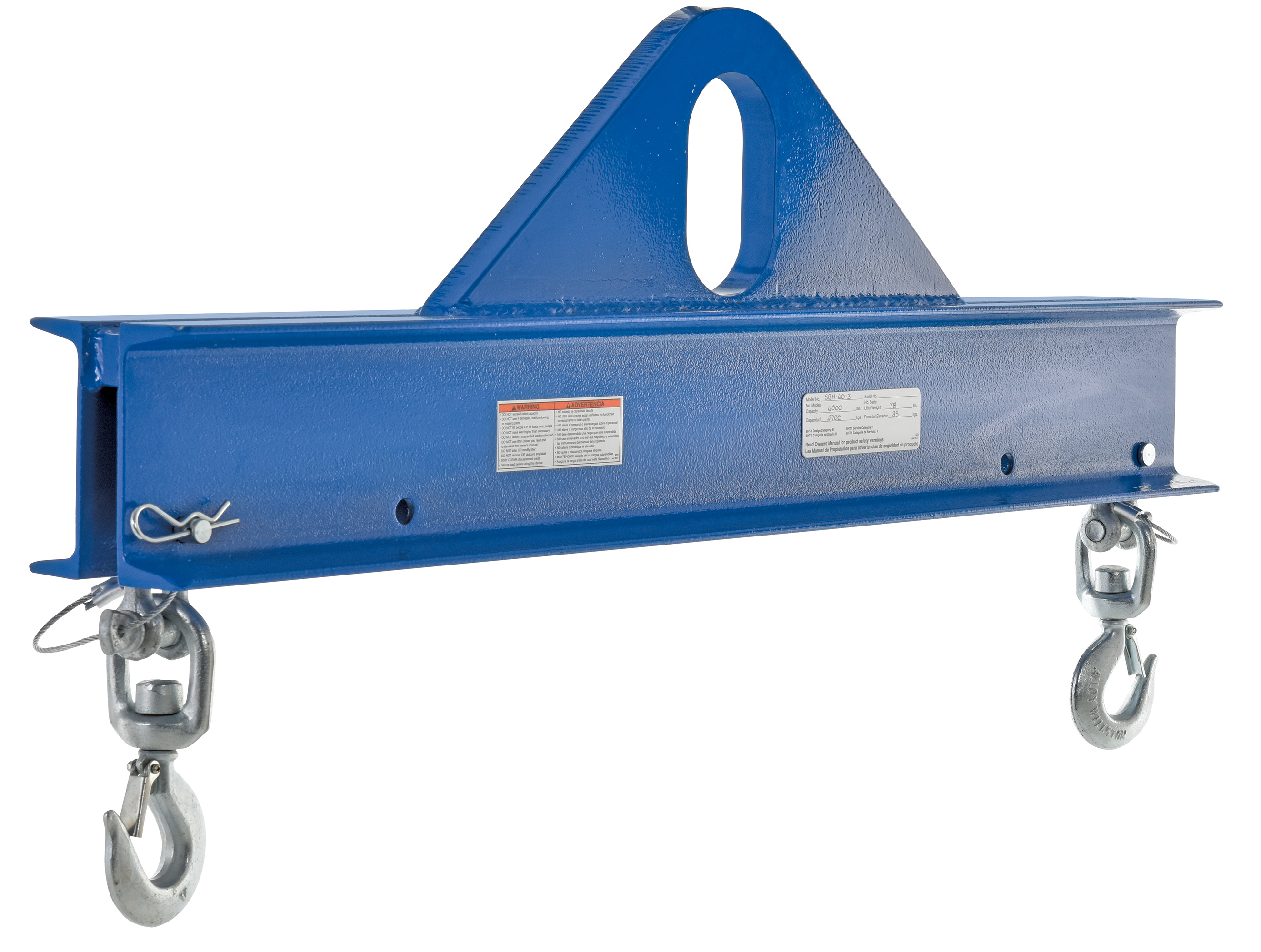 Economy Spreader Beam, 6000 Lb. Capacity, 36 Inch Size