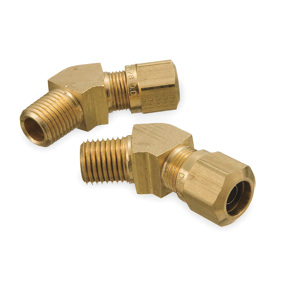 Male Connector 45 Degree 1/2 Inch Tube Size