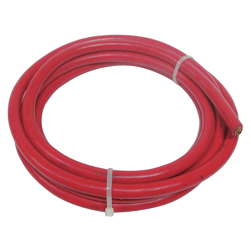 Cable de soldadura 3/0 Awg 10 pies de longitud rojo