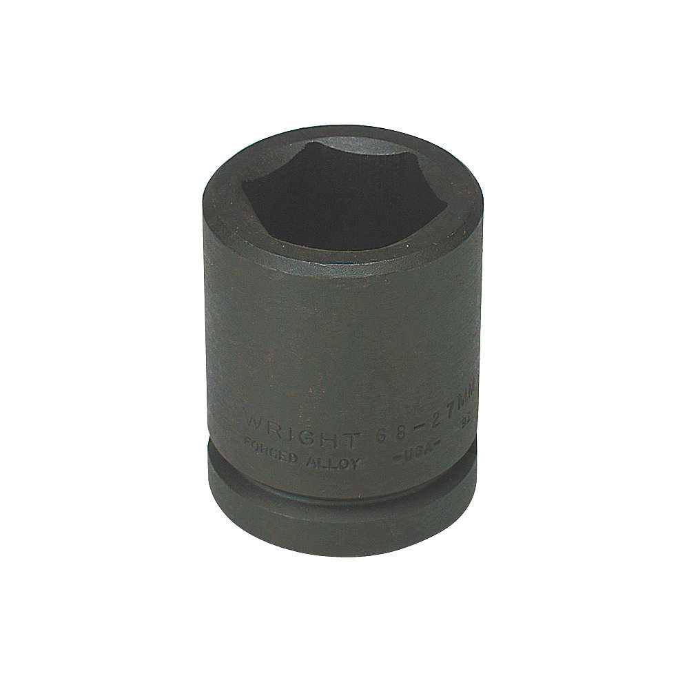 Standard Metric Impact Socket, 3/4 Inch Drive, 6 Point, 18mm