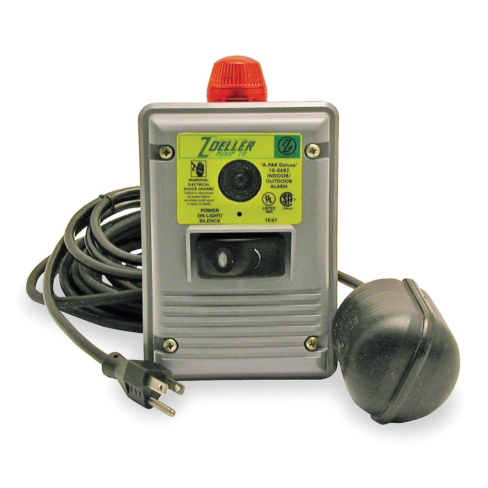 Indoor / Outdoor High Water Alarm Auto Reset, 115V