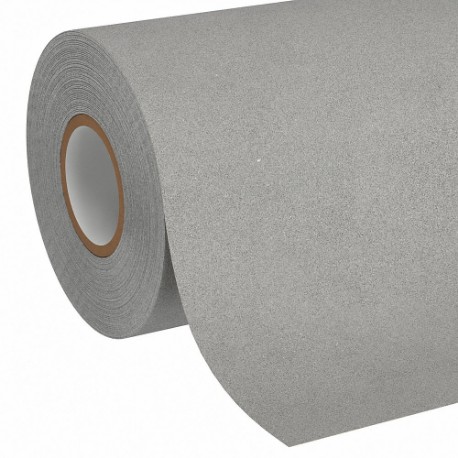 Anti-Slip Tape, Non-Abrasive, Solid, Gray, 18 Inch X 60 Ft, 45 Mil Thick