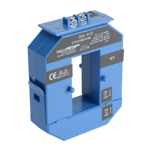AC Current Transformer, Split Core, 150A Primary, 5A Secondary