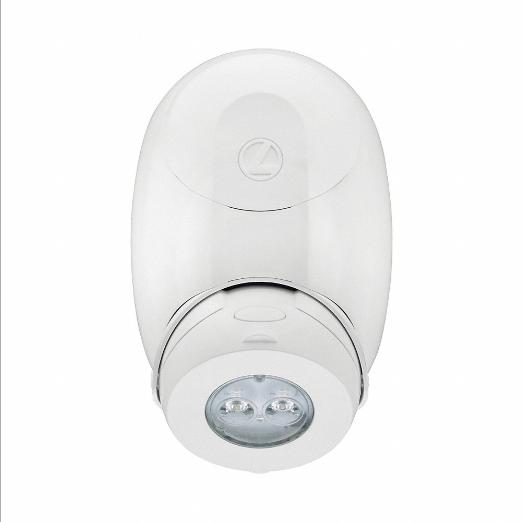 Emergency Remote Light Head, LED, Thermoplastic, Ceiling/Wall, 3 W Lamp Watt, 7 to 30 V